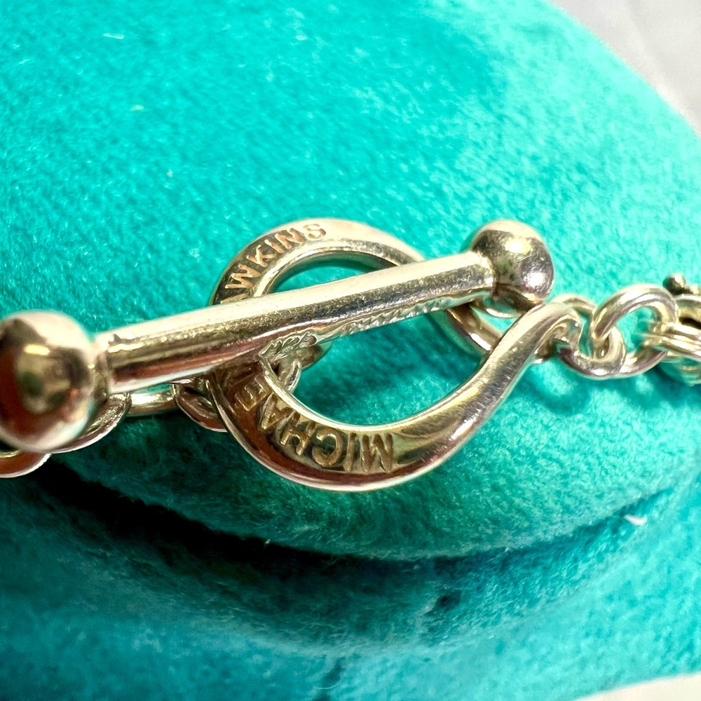 Starry Night by Michael Dawkins, 925 Sterling silver w/pearls & blue topaz. - Picture 13 of 16